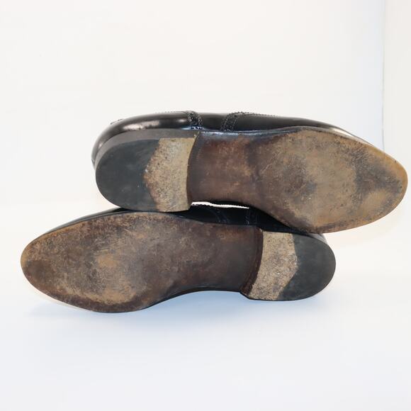 Jetts by Mario Bruni Black Tassel Loafers Size 9 Italy - Picture 6 of 6